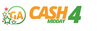 Cash 4 ga midday results - Cash 3 Midday Numbers. These are the latest Live Cash 3 Midday Numbers plus past results from the last six draws of this GA game. Monday February 12th 2024. 9 1. Sunday February 11th 2024. 8 3. Saturday February 10th 2024. 8 9. Friday February 9th 2024. 8 0. Thursday February 8th 2024. 6 9.